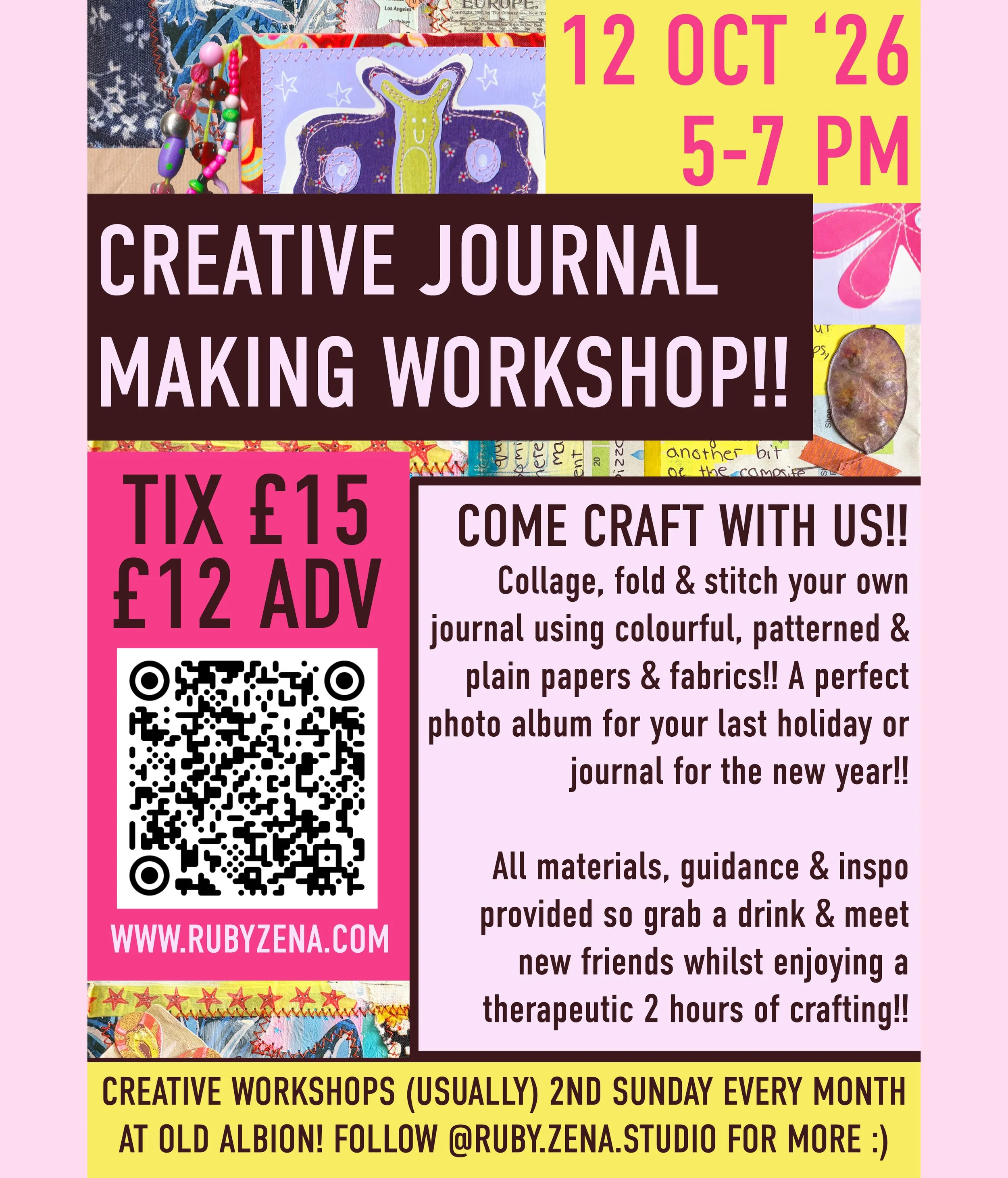 Creative Journal Making Workshop!!