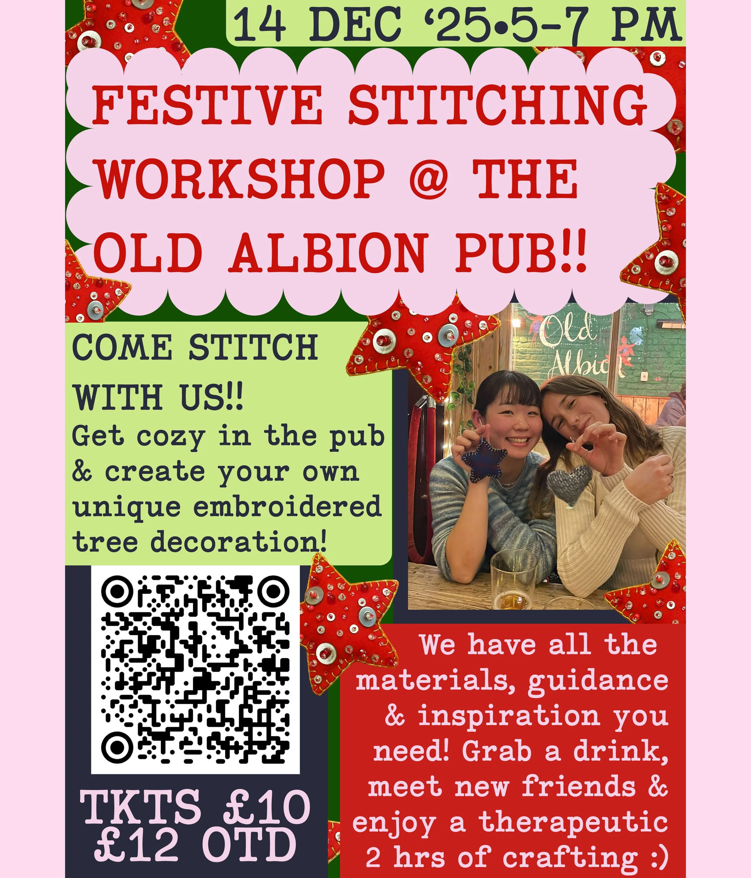 Festive Stitching Workshop!!