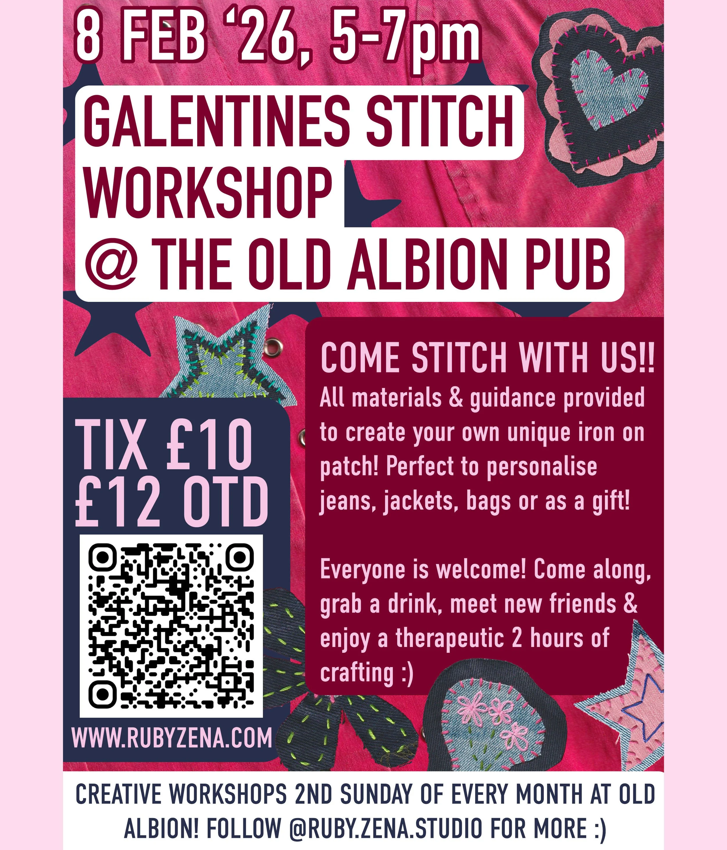 GALENTINES STITCH WORKSHOP!!