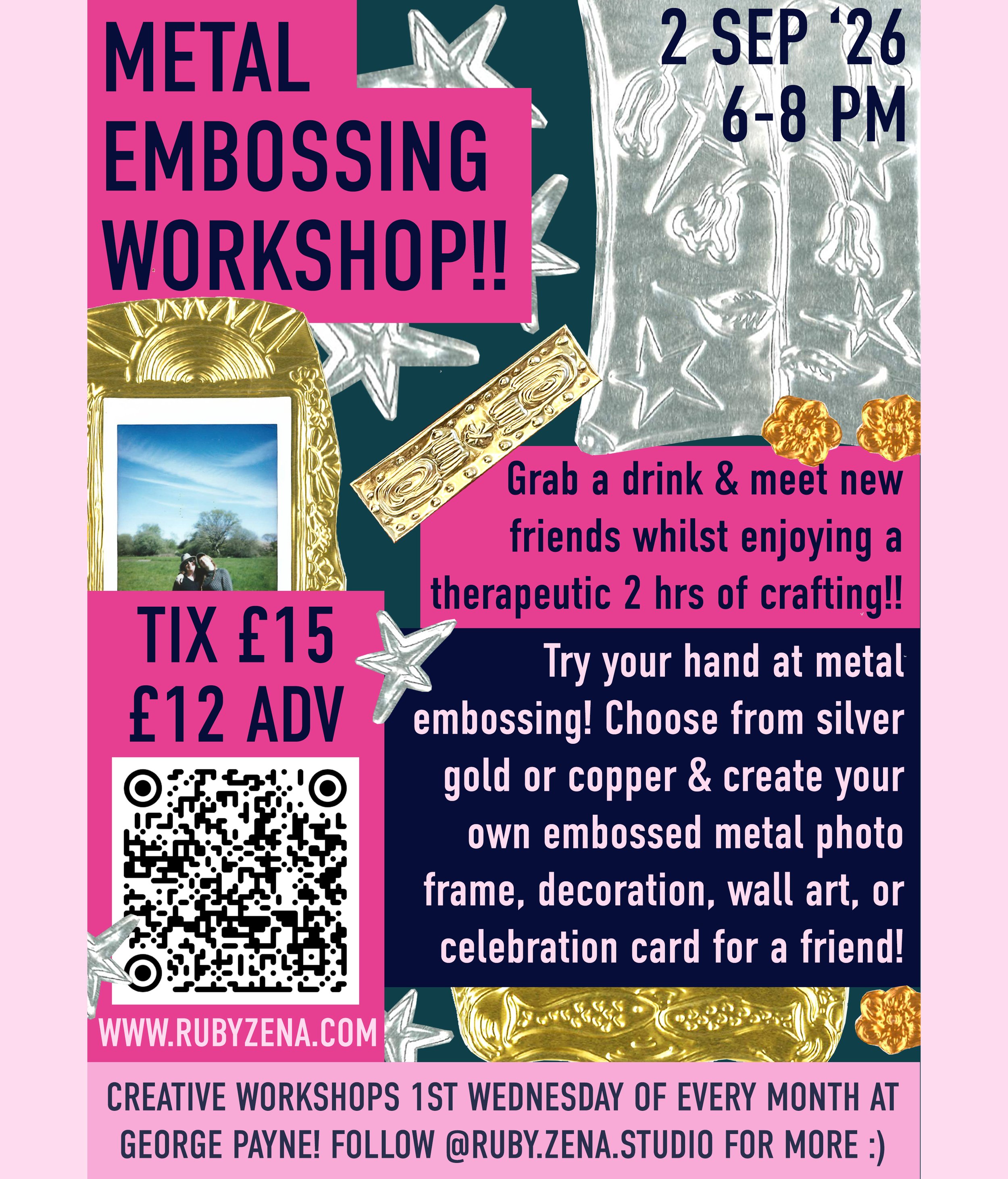 METAL EMBOSSING AT THE GEORGE PAYNE!!