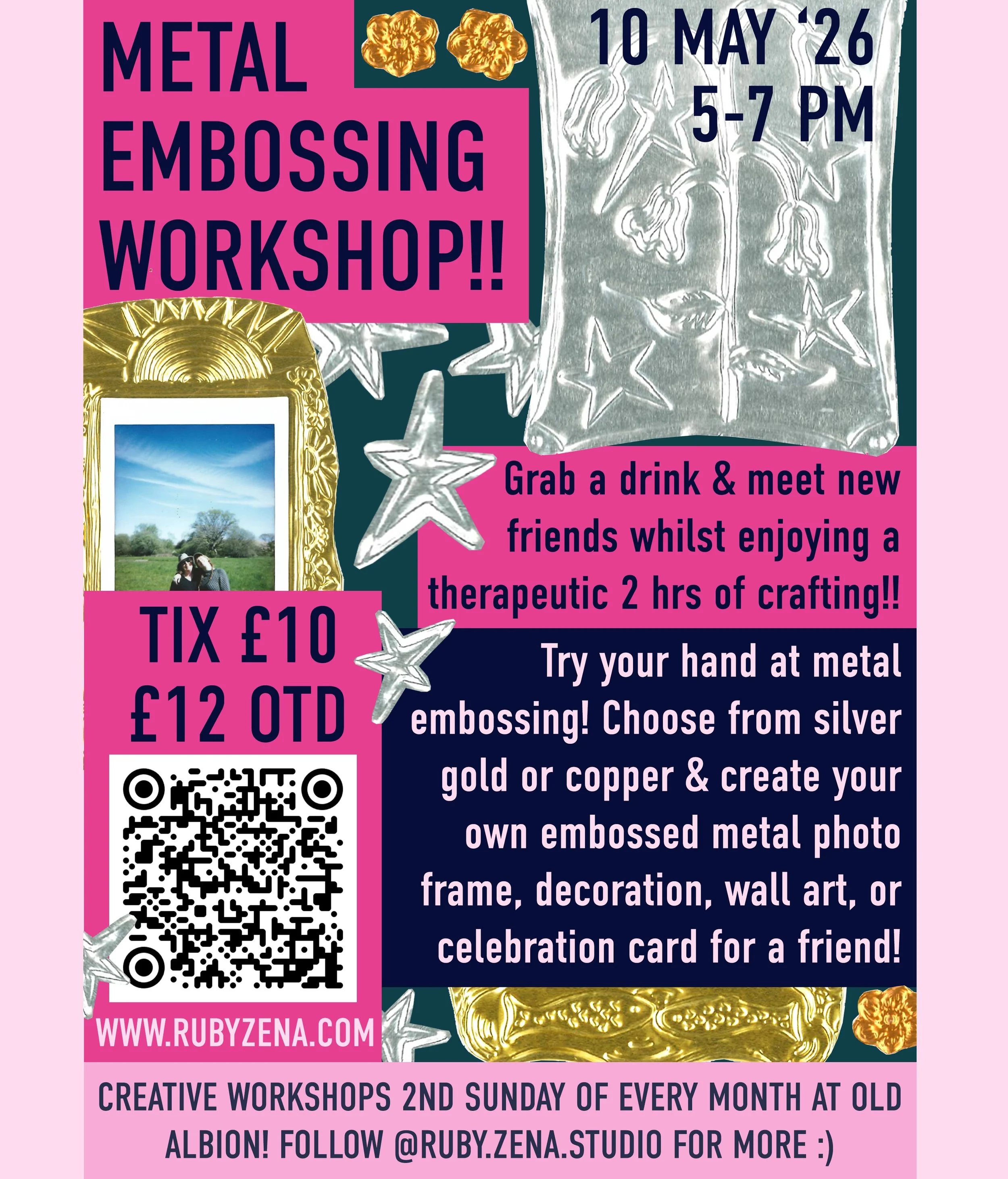 Metal Embossing Workshop!!