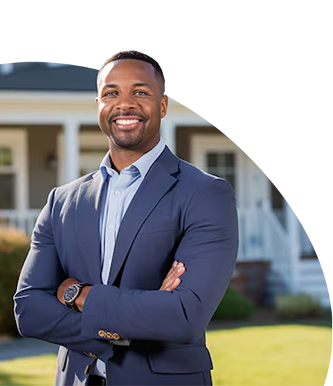 Business executive overseeing innovation in real estate and property