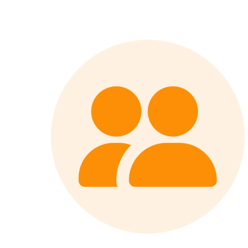 Orange People Icon