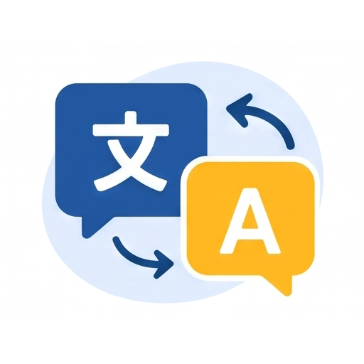 Multi-language translation and localization icon
