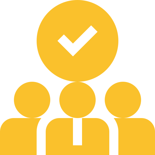 Staff orange icon