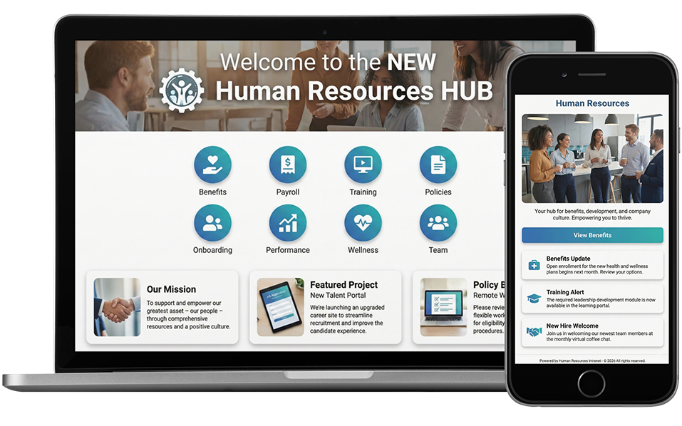 Steegle.One intranet solution for hr platforms built for web and mobile