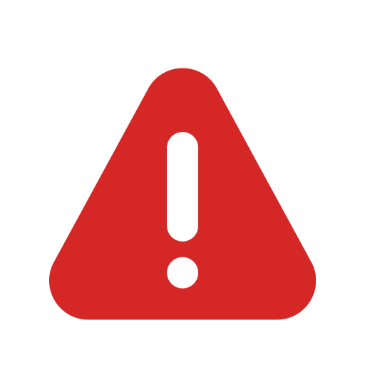 Red Warning Icon