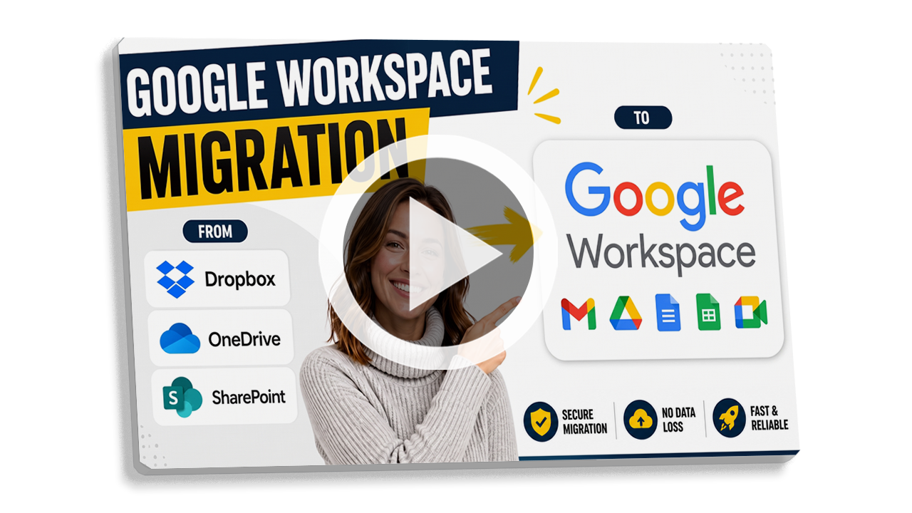 YouTube Thumbnail Video about Google Workspace Migration