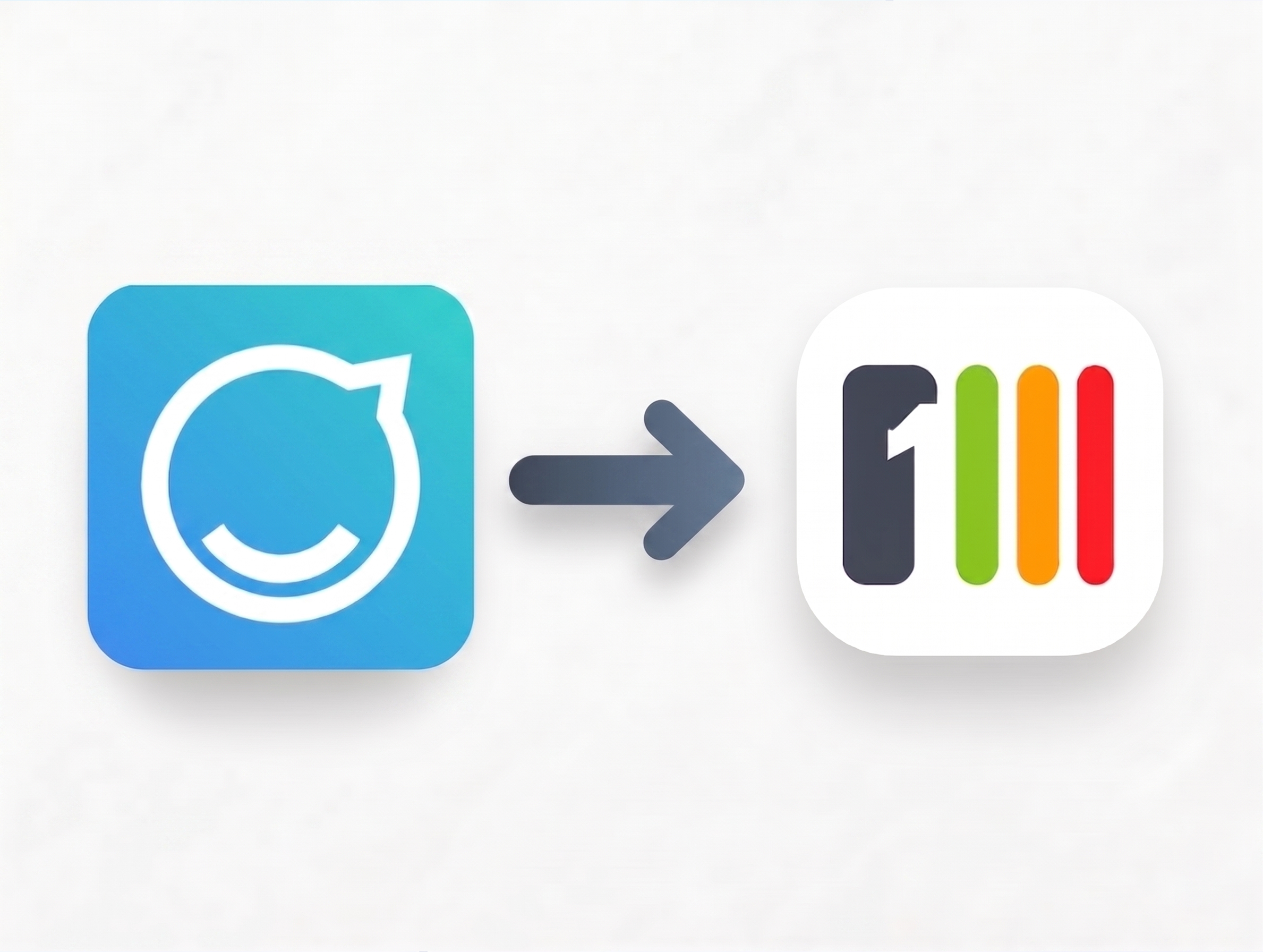 An arrow pointing from the Staffbase logo to the Steegle.One intranet icon.