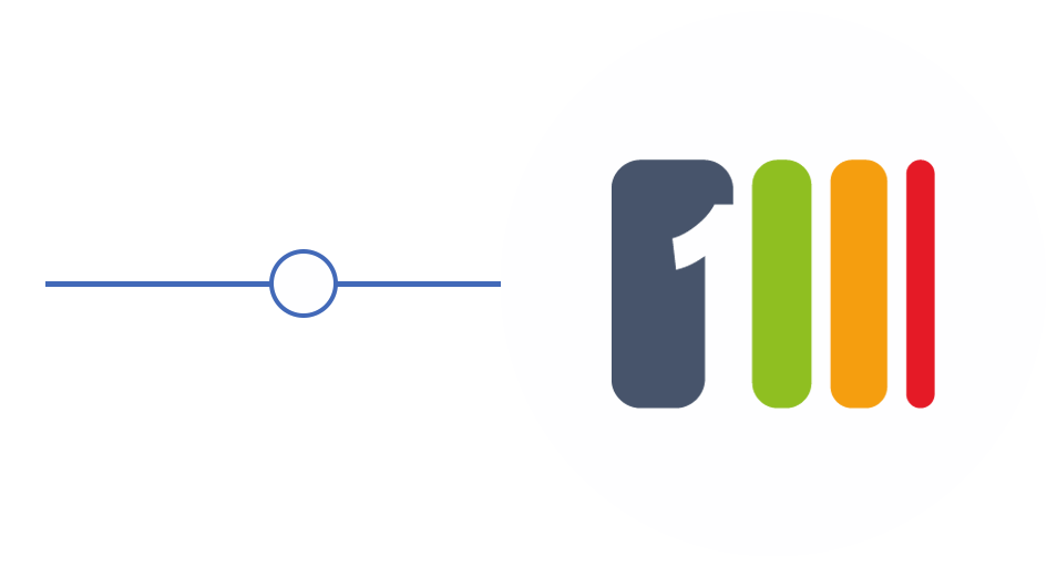 Steegle.One corporate branding element displayed along an integrated workflow timeline.