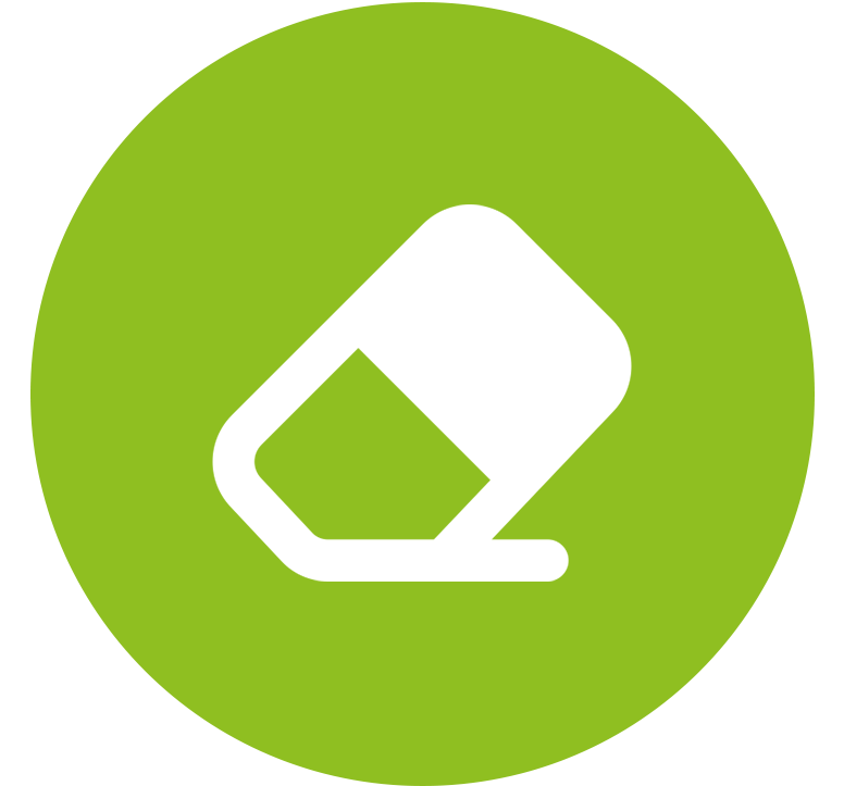 Green Eraser Icon