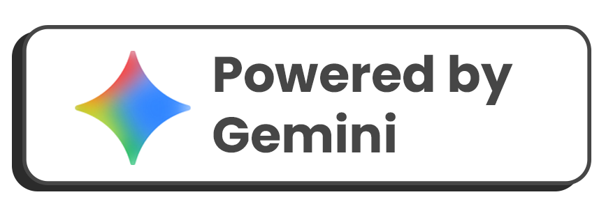Powered By Gemini badge