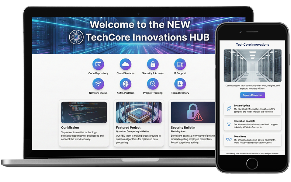 Steegle.One intranet solution for IT platforms built for web and mobile