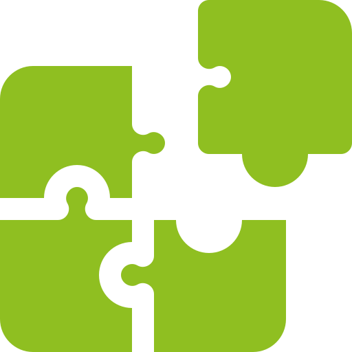 Connected Puzzle Icon