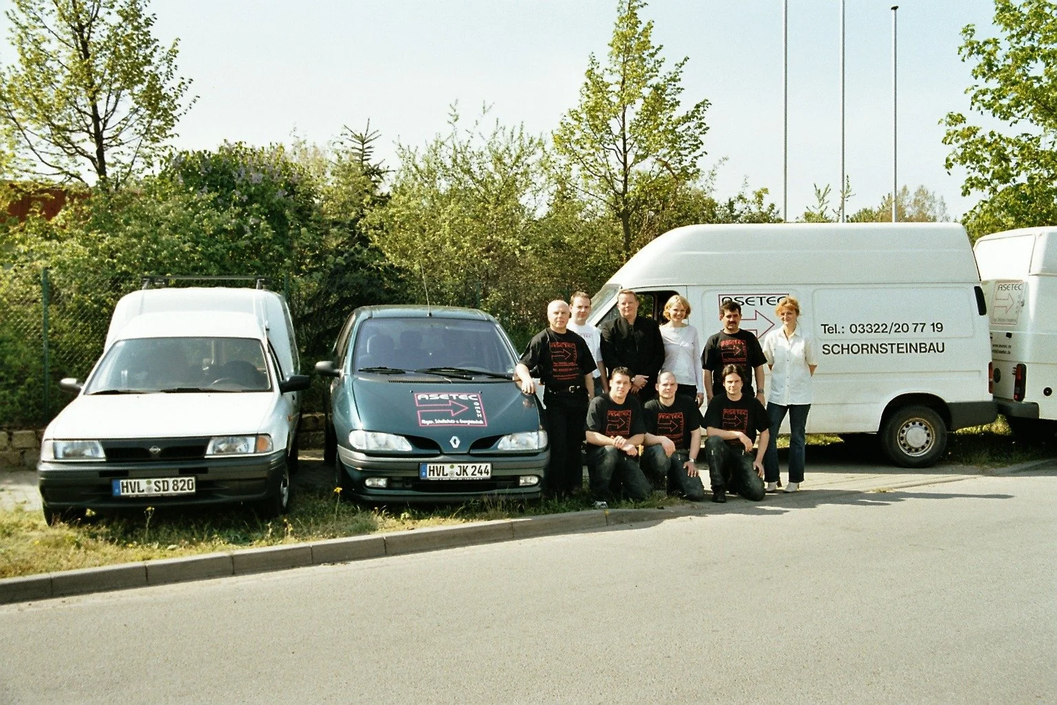 ASETEC Team im Jahr 2001