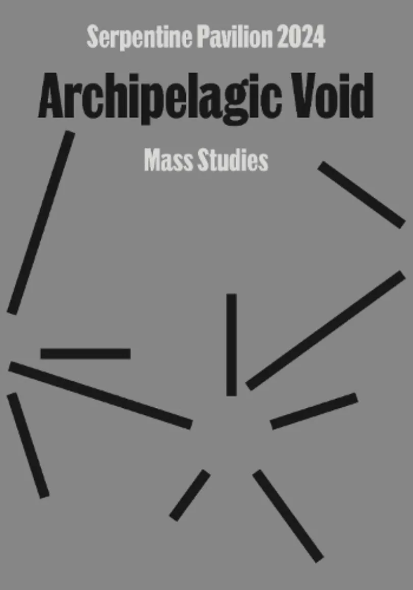 Archipelagic Void: Serpentine Pavilion 2024 by Minsuk Cho, Mass Studies