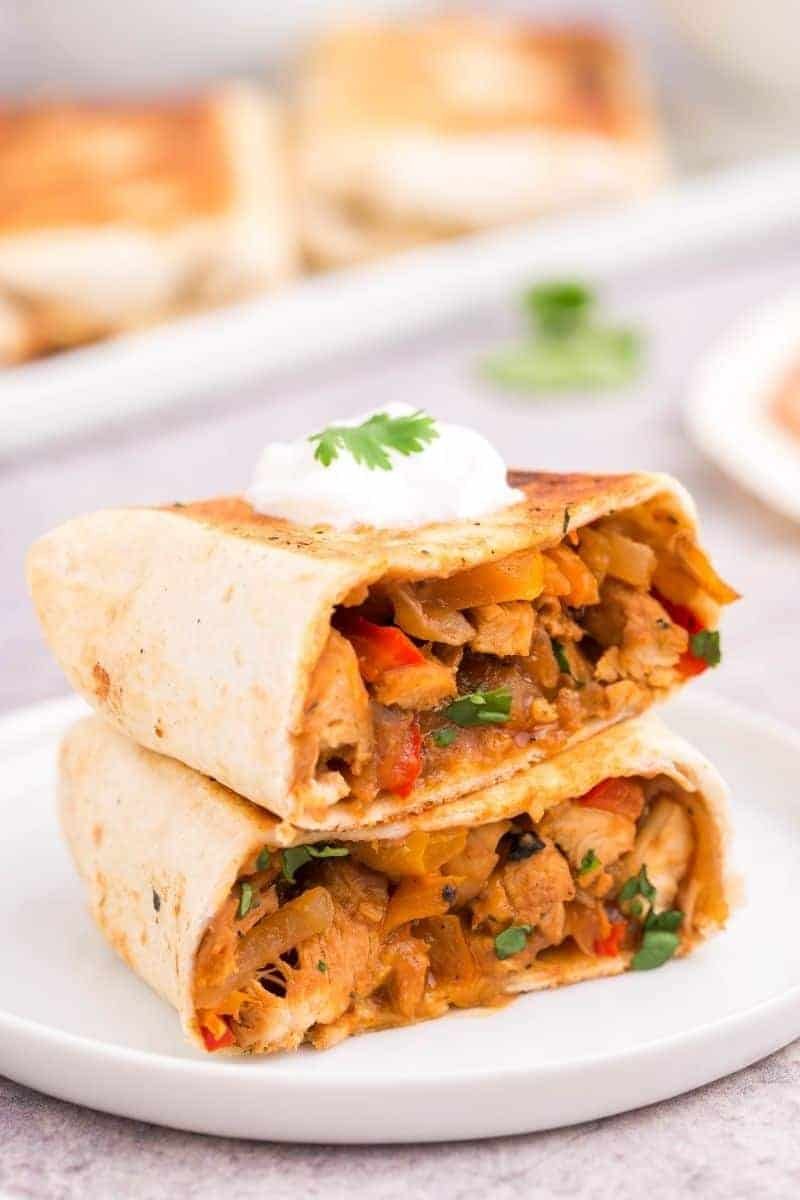Chicken fajitas