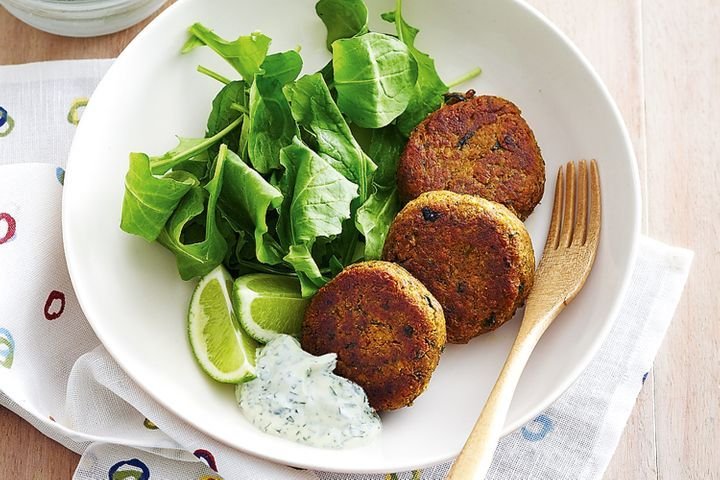 Chickpea and Spinach Patties