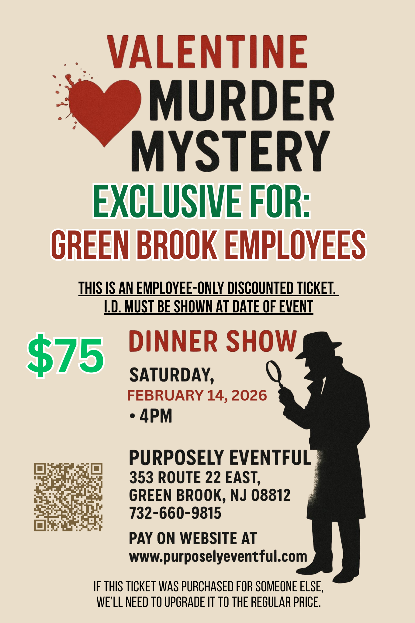 Valentine Murder History (Green Brook Employees)