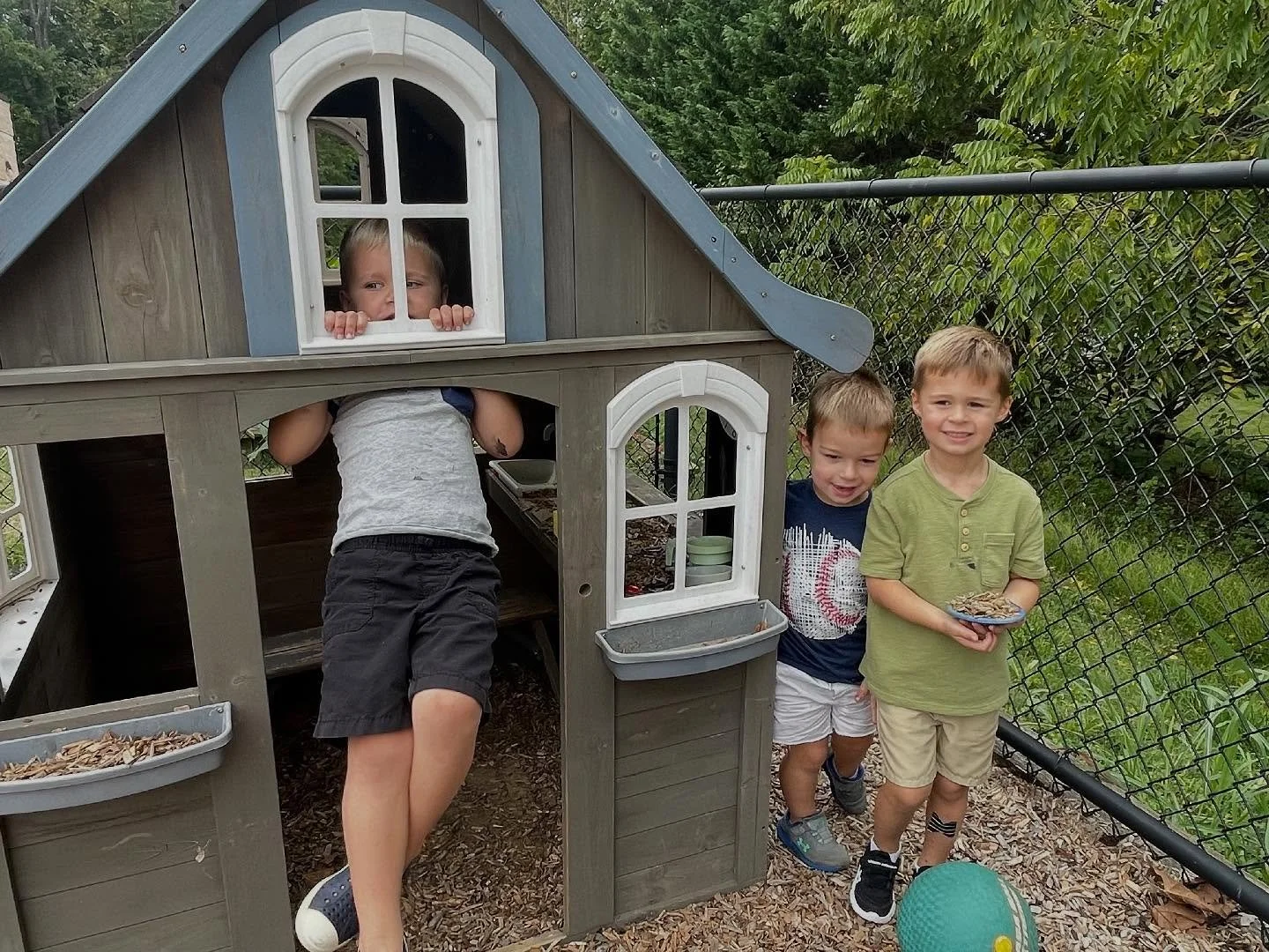 We have been loving our playground this fall!