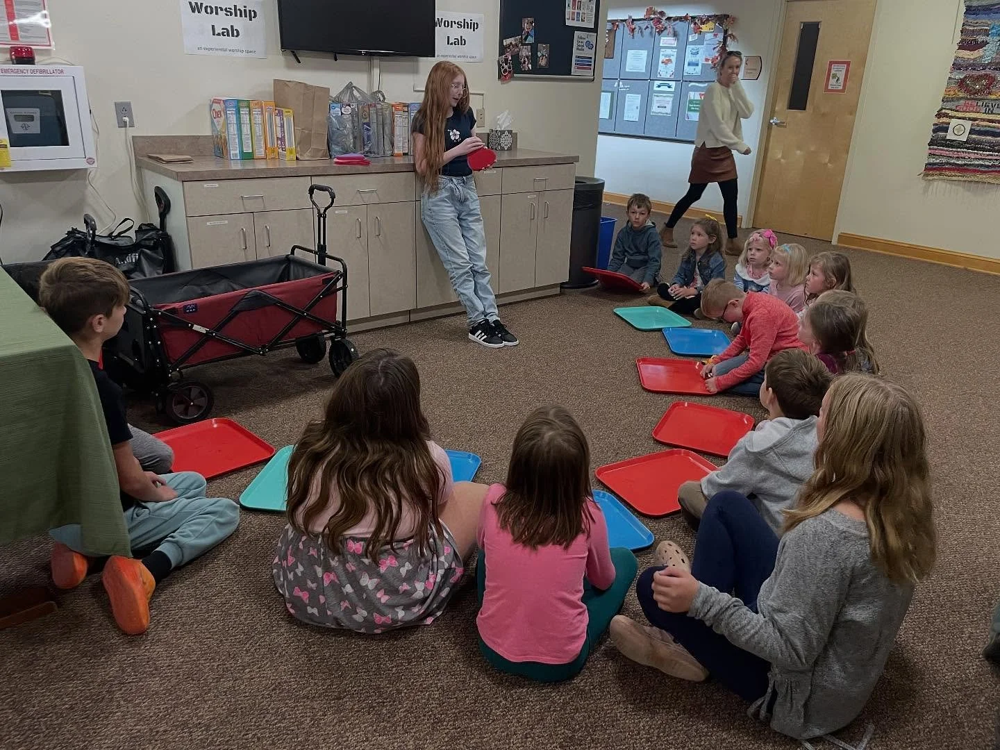 Our worship lab reflected on how God&rsquo;s love helps us try again! We are so loved!