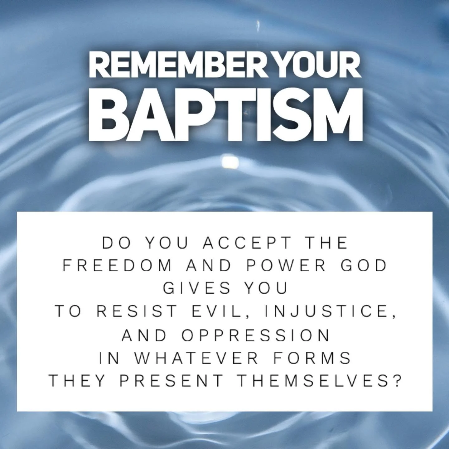 Join us in worship as we remember our baptism as God&rsquo;s beloved.