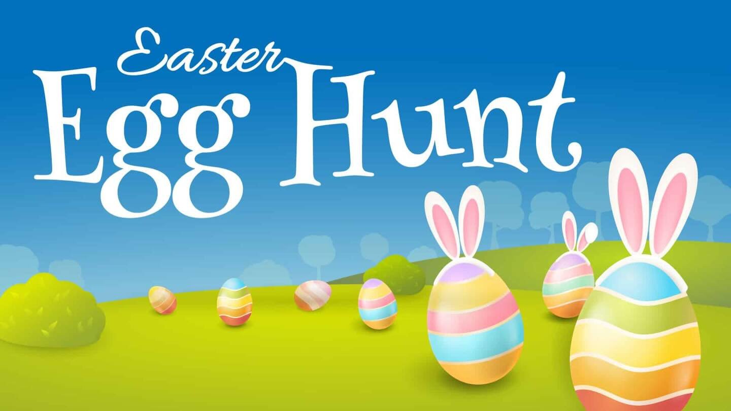 🥚🌷 Easter Egg Hunt Fun is Almost Here! 🌷🥚

Join us for a joyful morning filled with laughter, surprises, and 2,000 eggs waiting to be found!

✨ Meet the Easter Bunny
🎈 Bounce in the moon bounce
🧪 Make slime
🎲 Play games with friends

⏰ Egg Hun