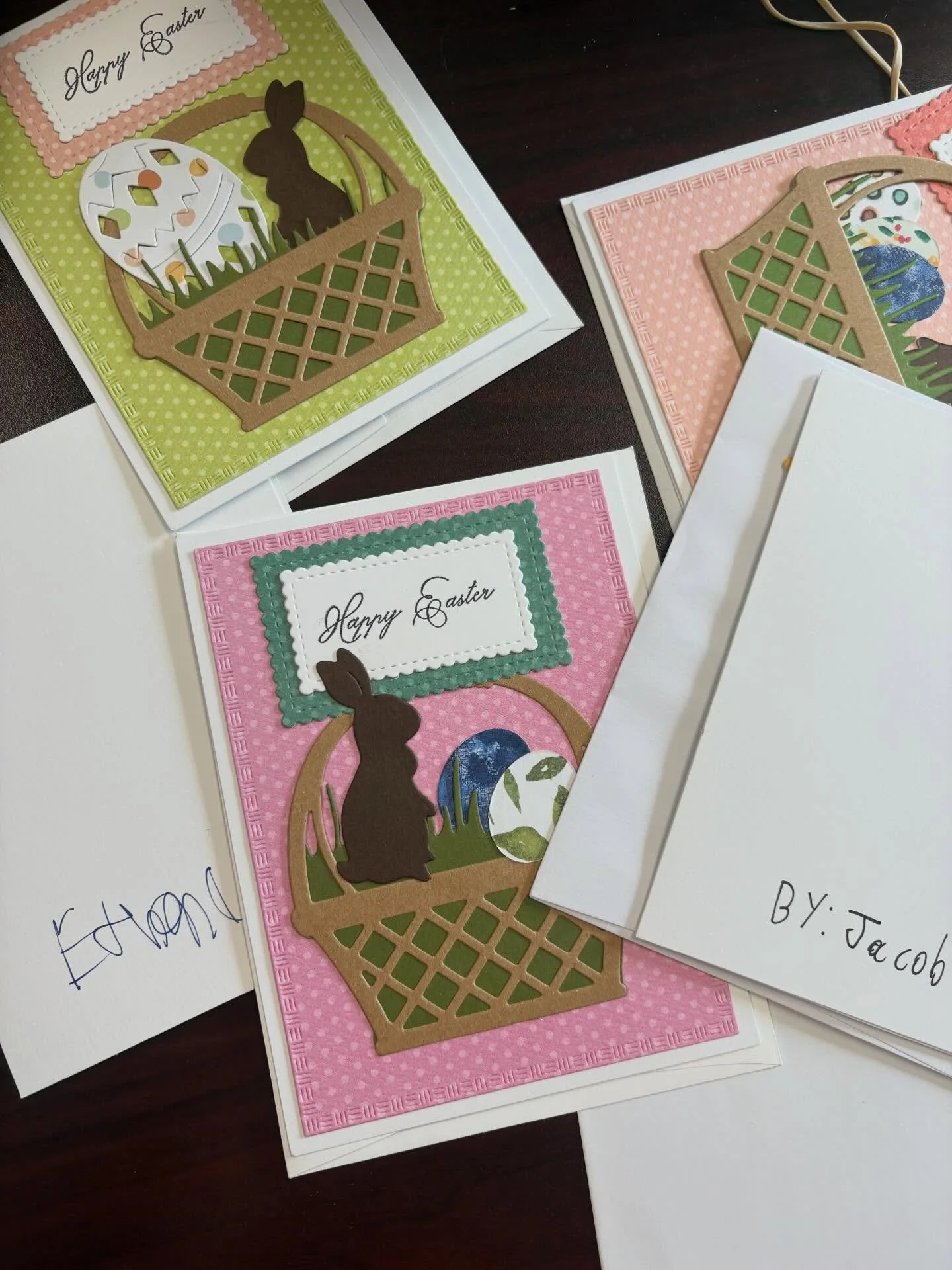Two of our confirmands spent time last week putting their faith into action&mdash;creating handmade Easter cards to share a little joy with others in our community.

With each colorful design and heartfelt message, they reminded us that small acts of