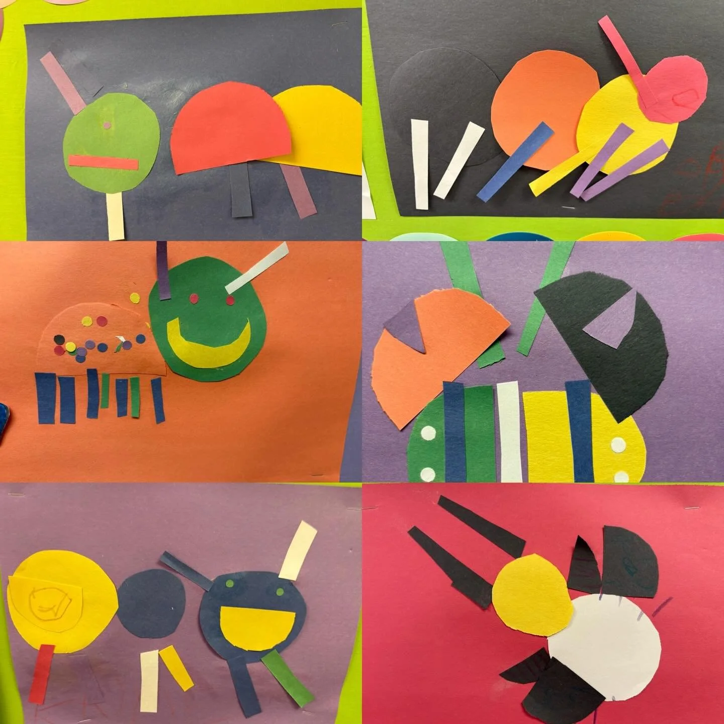 Mrs. Hesse&rsquo;s class has been busy turning shapes into creepy crawlies! Using circles, triangles, rectangles, and more, the children created their own colorful insects while strengthening early math, fine motor, and creative thinking skills. We l