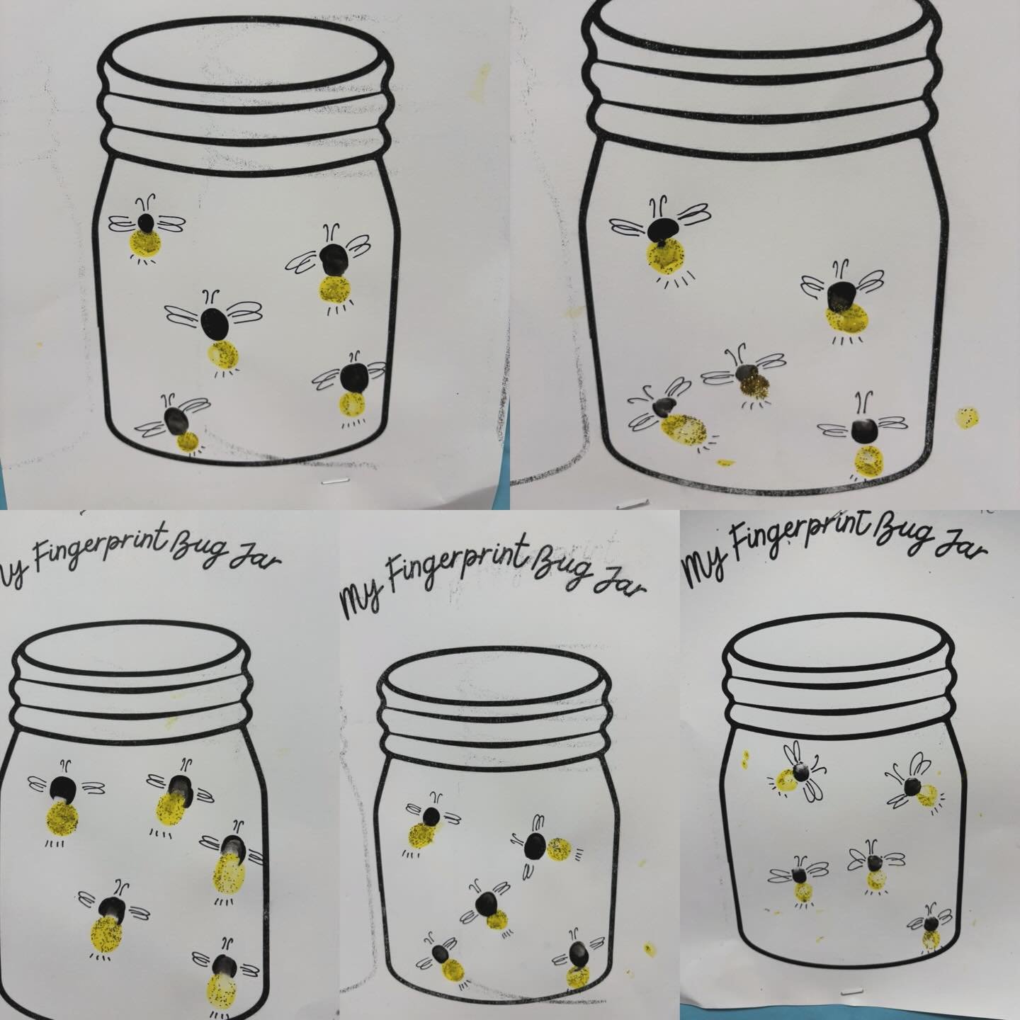 Tiny fingerprints turned into glowing fireflies in Ms. Diehl&rsquo;s class! The children used their creativity and fine motor skills to create these sweet little summertime friends, reminding us that even the smallest hands can make something bright 