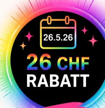 26 CHF Rabatt – nur am 26.5.26!