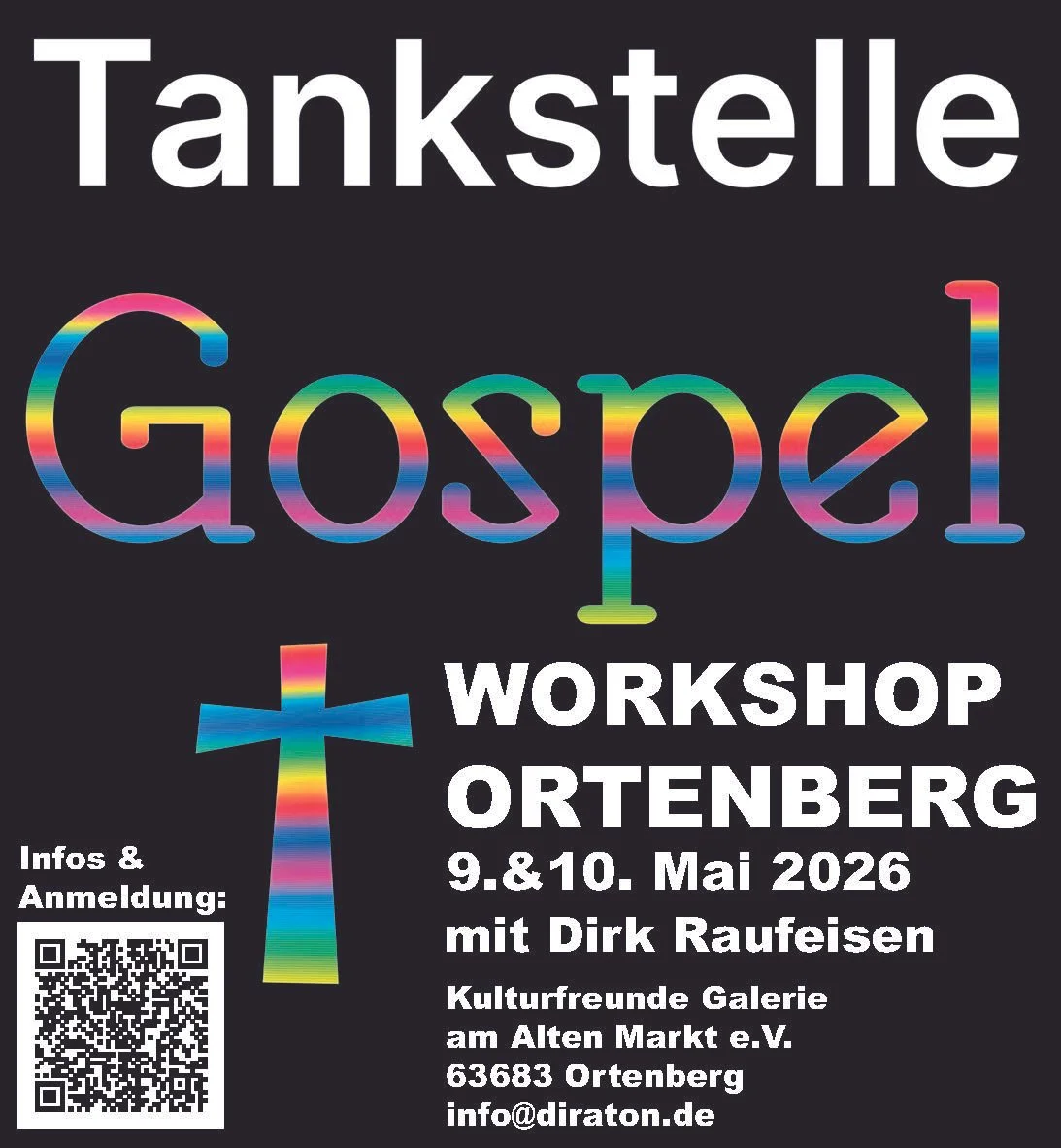 Kraft tanken durch Musik: Gospel-Großereignis im Mai mit Dirk Raufeisen