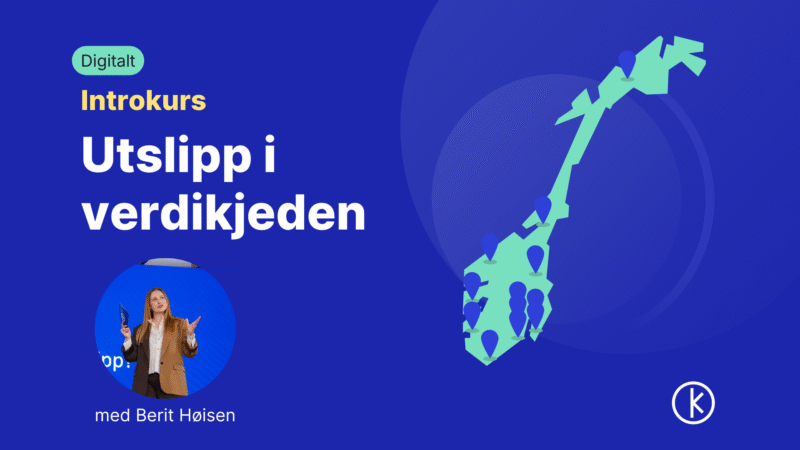 Digitalt introkurs:                        Utslipp i verdikjeden