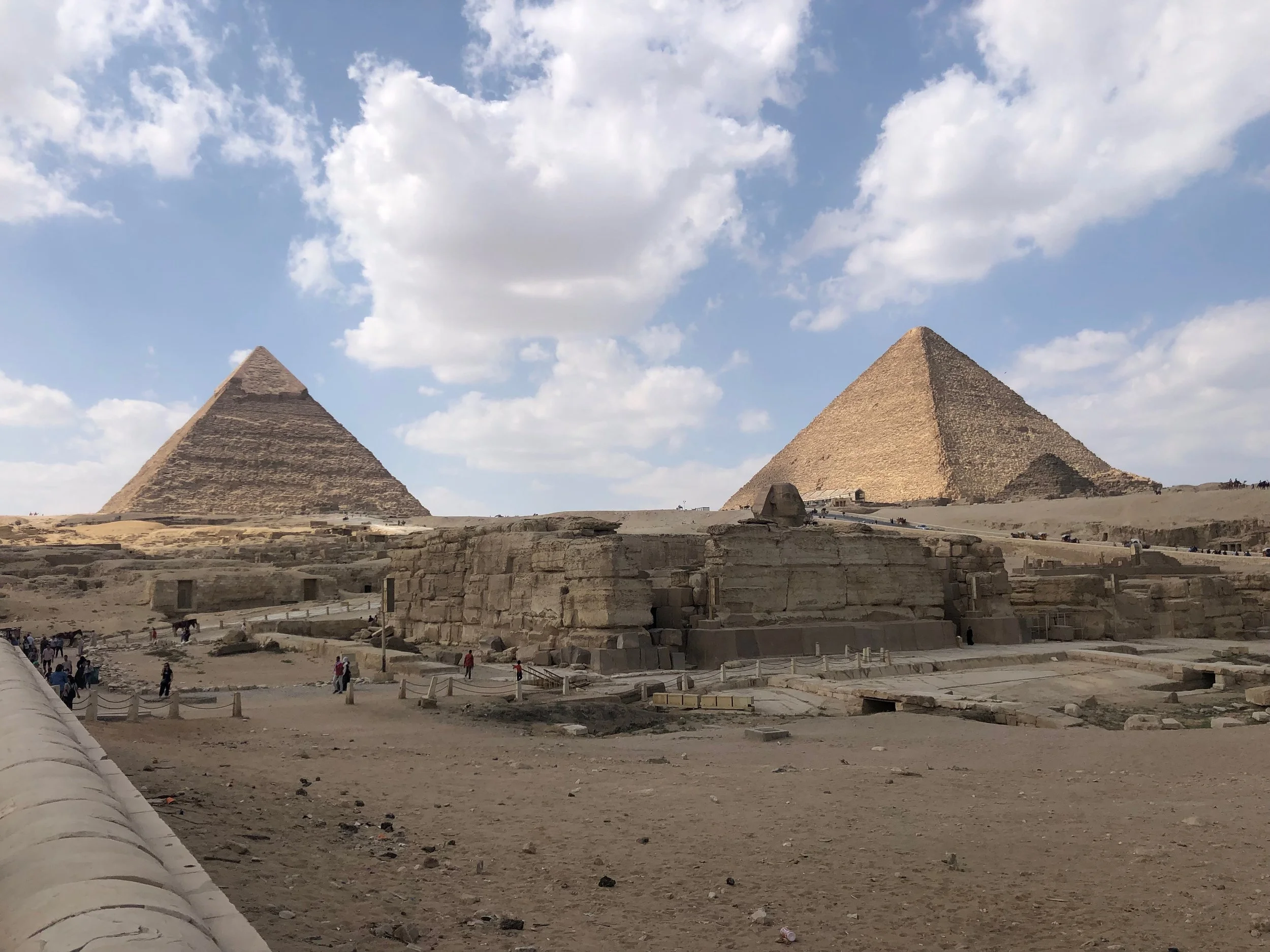 The Great Pyramid in Giza, Egypt.