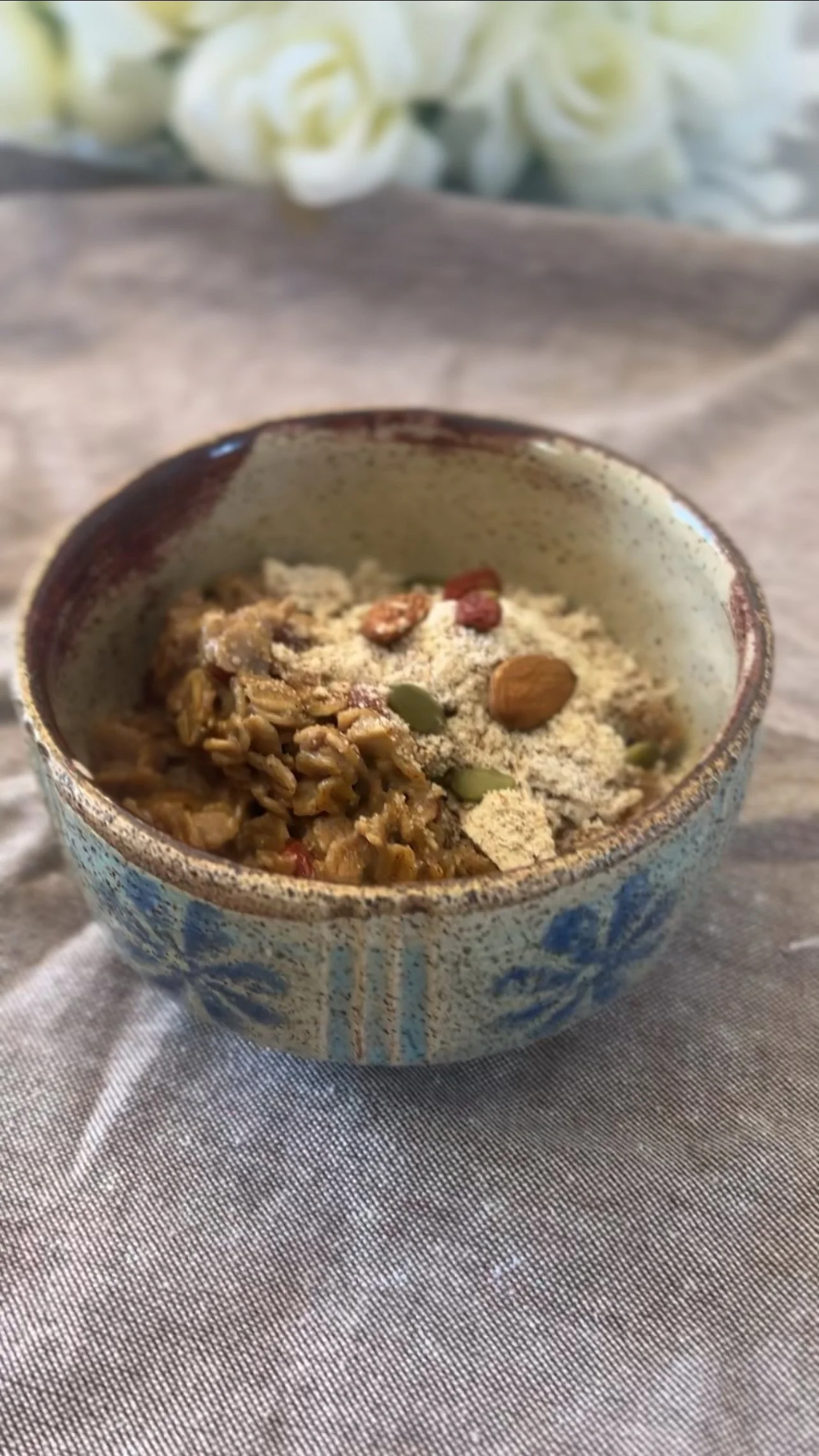 Blood Building Oatmeal recipe | with He Shou Wu, Goji Berries, Ground Almonds