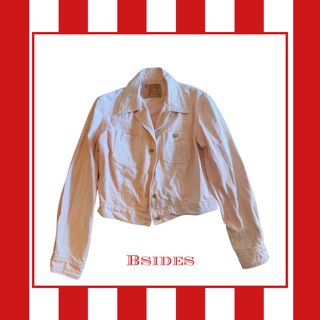 Bsides Pink Denim Jacket