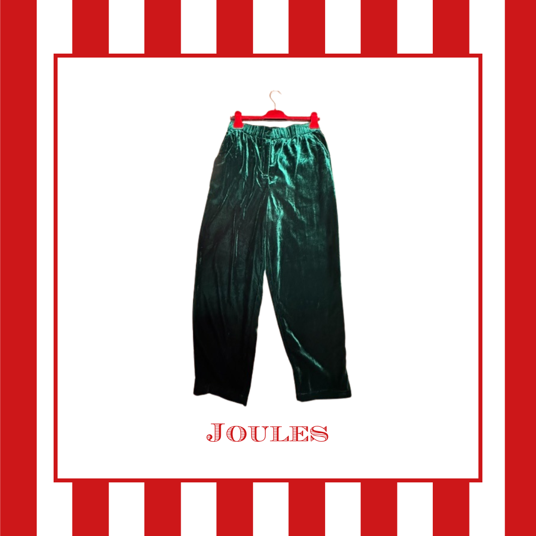 Joules Velvet Trousers, Size 10