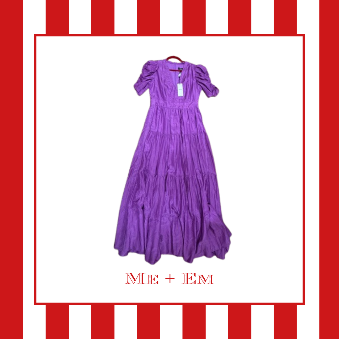 Me + Em Purple Dress, Size 10