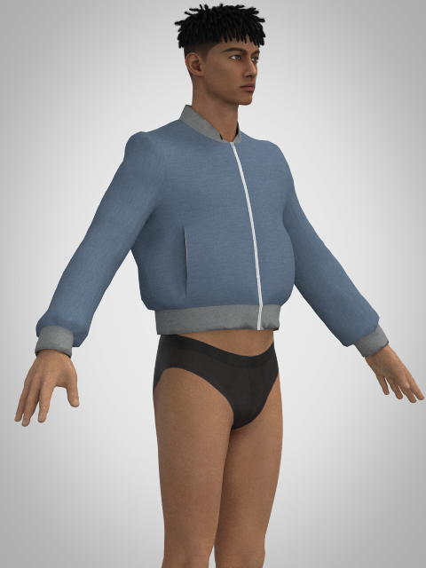 DeLuca Bomber Jacket Side View .png