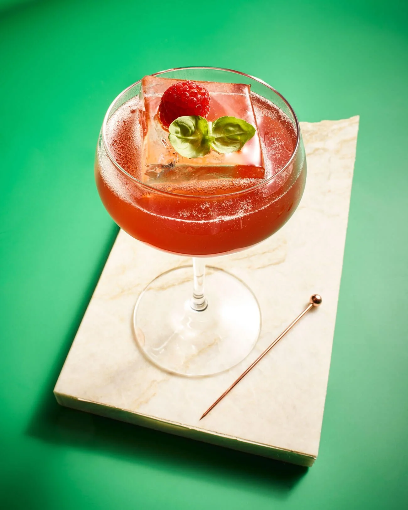 Himbeer-Rosen-Shrub - alkoholfrei