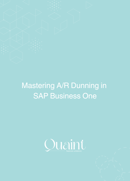 Mastering A/R Dunning in SAP Business One