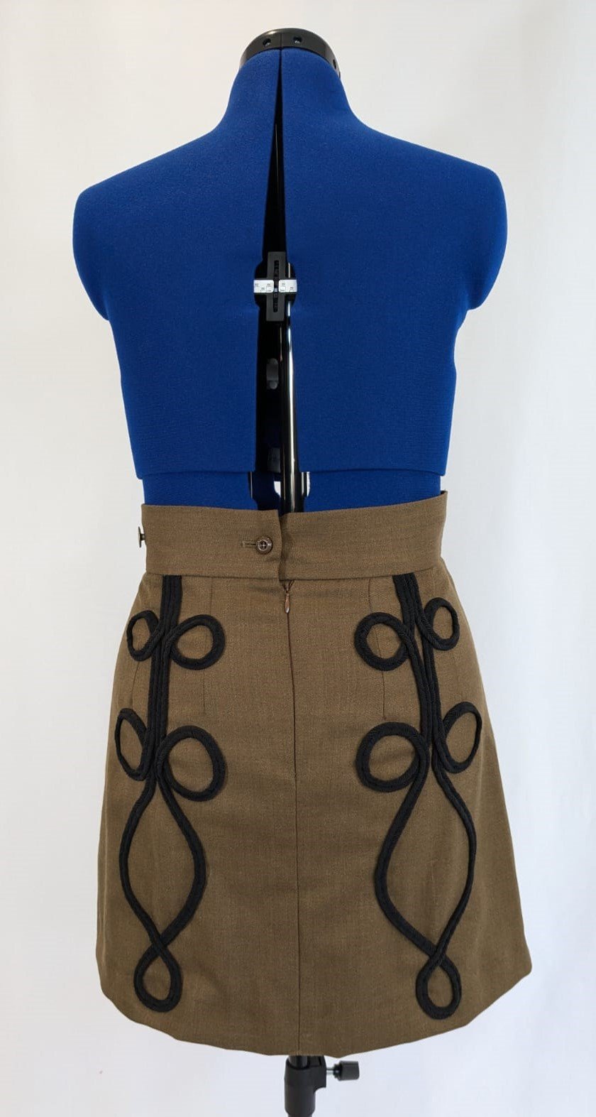 Cacador - formal A-line skirt - Kirk Fashion - 1814 Collection - Military Fashion - Sustainable Fashion