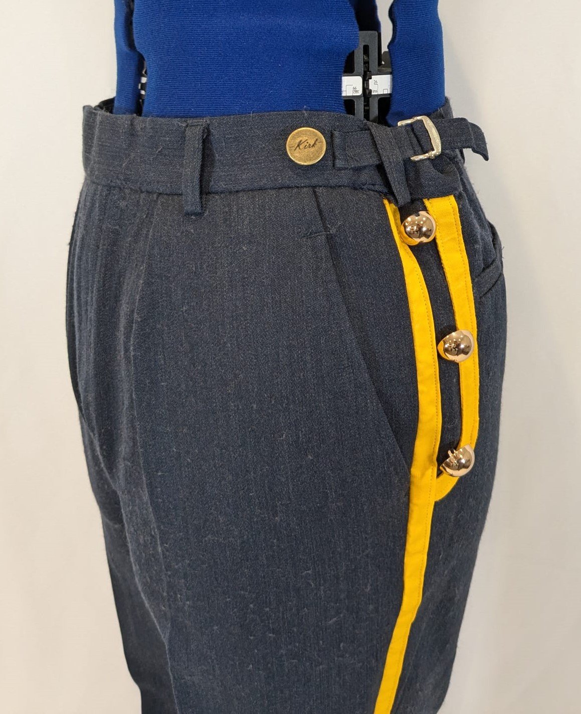 Woltyzer - formal trousers - Kirk Fashion - 1814 Collection - Military Fashion - Sustainable Fashion