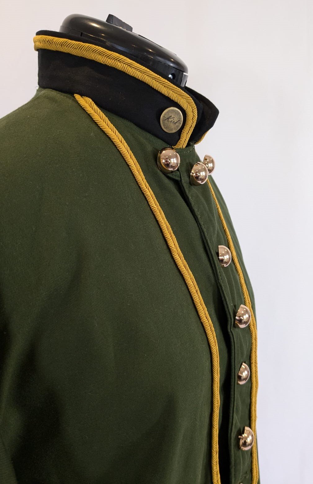 Saxon - formal jacket - Kirk Fashion - 1814 Collection - Military Fashion - Sustainable Fashion