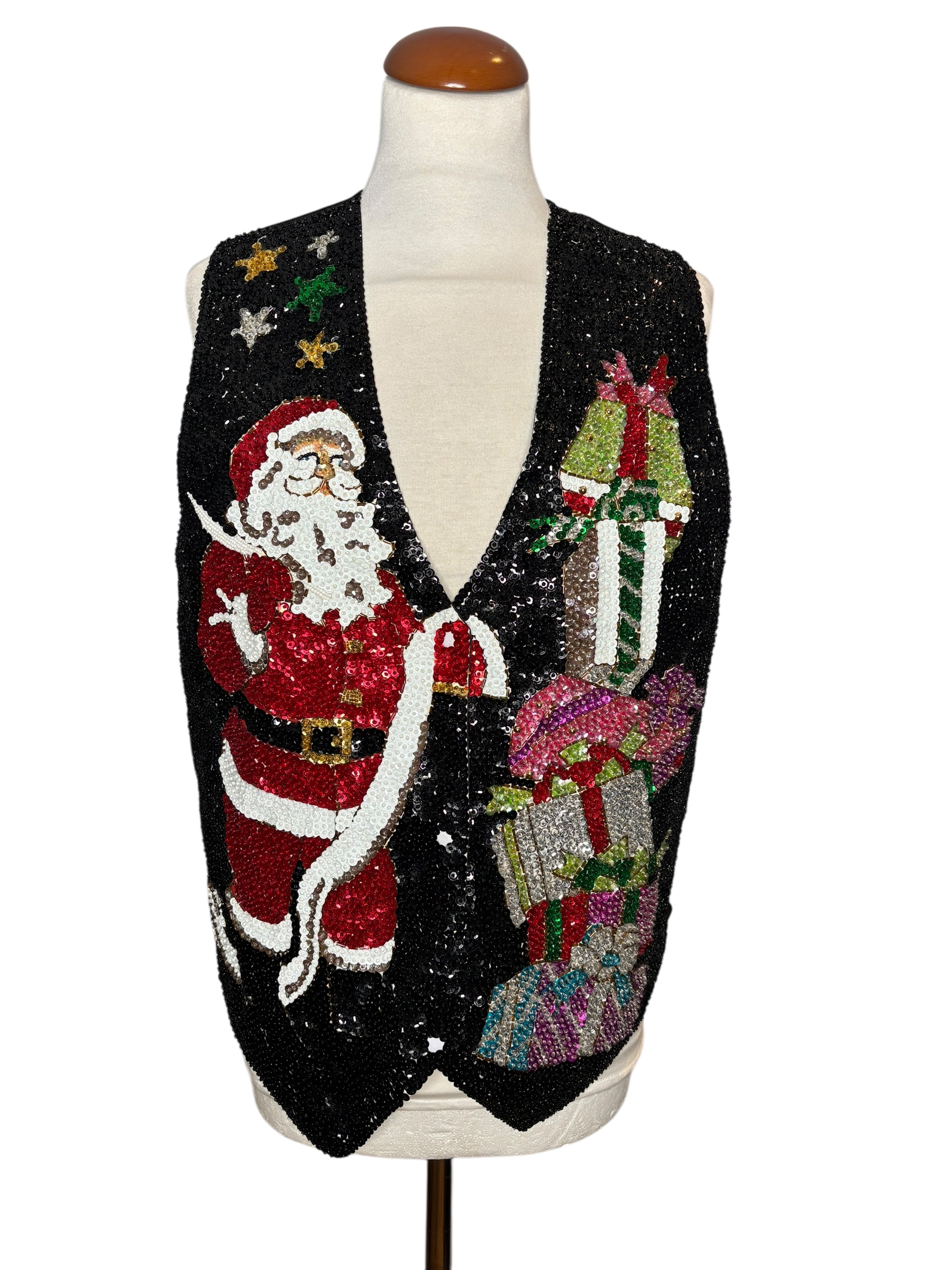 Santa Sequin Waistcoat
