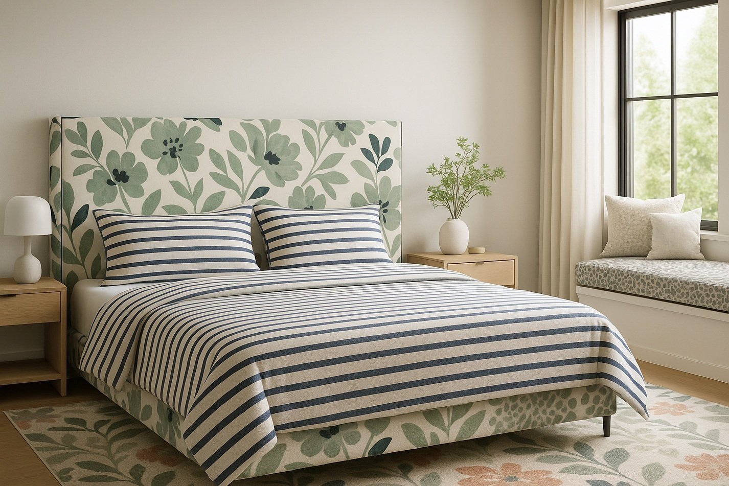 Mixing Patterns - A Perfect Way to Bring Spring Indoors