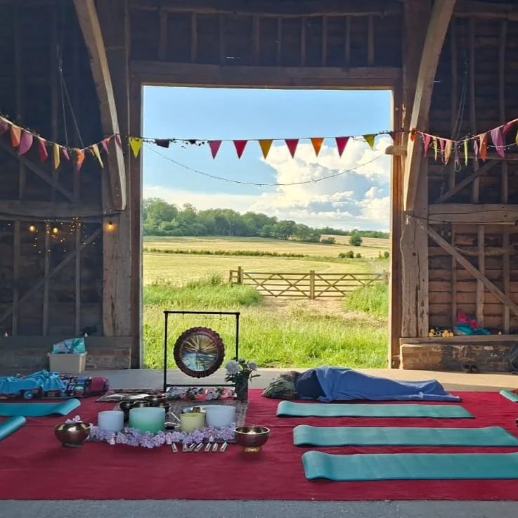 Evening Sound Bath Meditation at Woodoaks Farm, Maple Cross