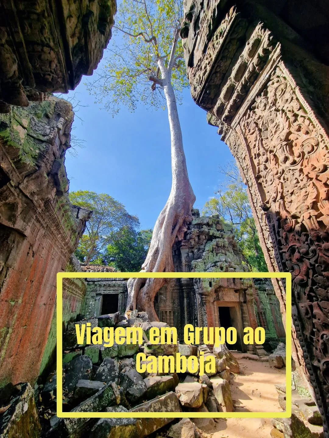 ✨ CAMBOJA – 7 a 19 de Dezembro, 2026
Este ano já está tudo esgotado 😱✈️
Mas boas notícias: em 2026 tens a oportunidade de viver connosco esta aventura incrível! 🌏💛
👉 Junta-te a nós numa emocionante viag