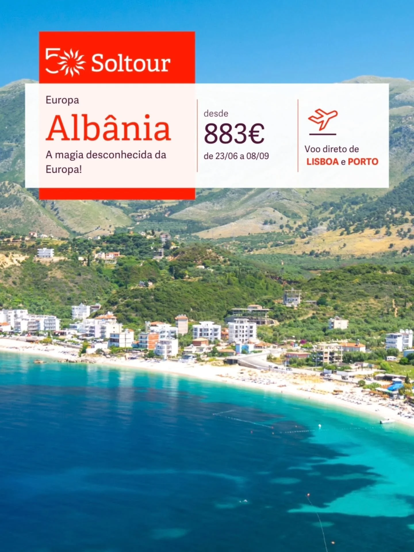✨ Alb&acirc;nia 2026 &mdash; Reservas Abertas! 🇦🇱✈️

Descobre um dos segredos mais bem guardados da Europa!
A Alb&acirc;nia combina praias paradis&iacute;acas no mar J&oacute;nico, cidades hist&oacute;ricas, montanhas impressionantes e uma gastrono