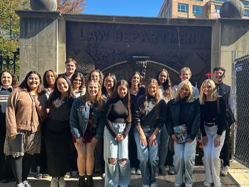 Touring Georgetown University Law Center on Washington D.C. Law School Tour Trip
